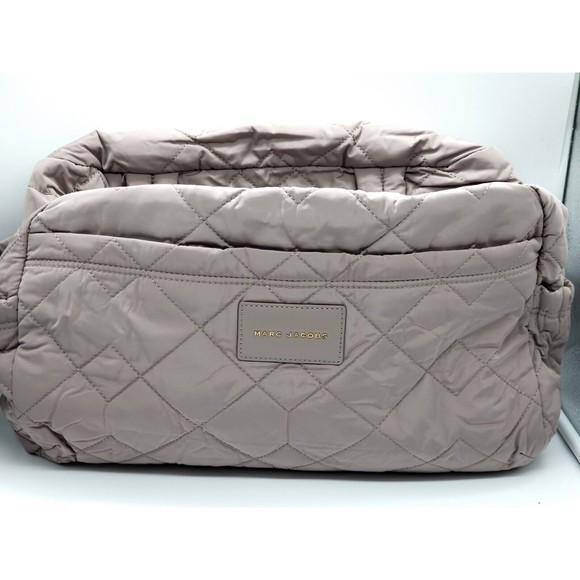 Marc Jacobs Quilted Nylon Medium Weekender Travel Bag Bark New ML2306870 - Picture 12 of 16